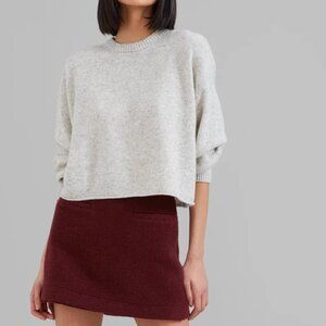 The Frankie Shop Beverly Skort - Burgundy